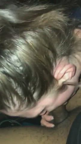 amateur bbc blowjob car interracial clip