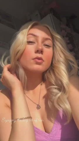 Babe Blonde Teen clip