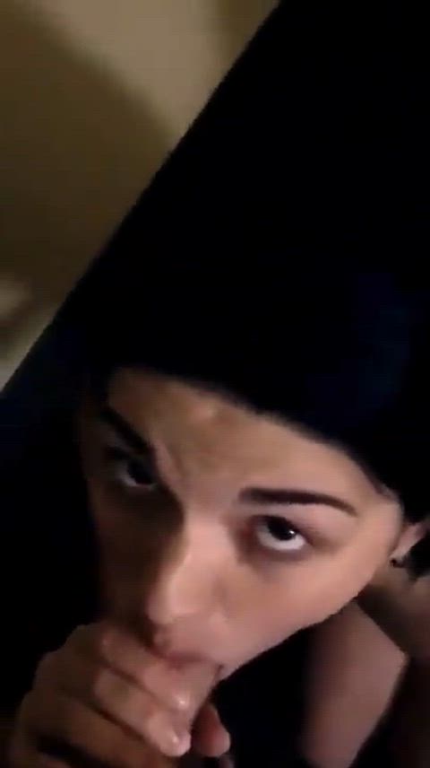 amateur big dick blowjob girlfriend goth white girl clip