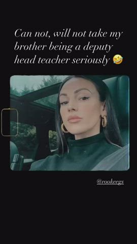 British Brunette Selfie clip
