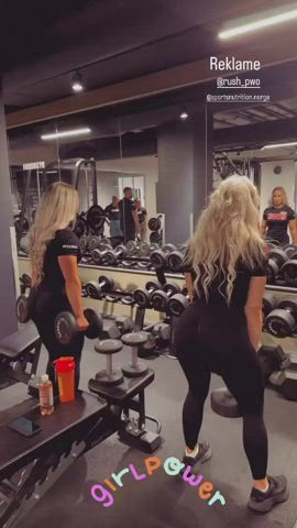 blonde fitness non-nude norwegian clip