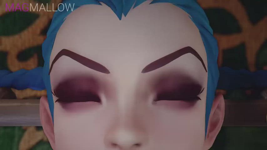 animation big tits cum in mouth deepthroat futanari girl dick clip