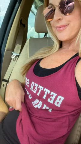 amateur blonde boobs milf amateur-girls selfie clip
