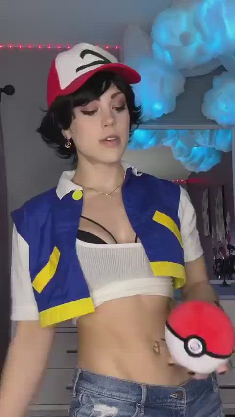 abs cosplay fit fitness sfw short hair tomboy clip