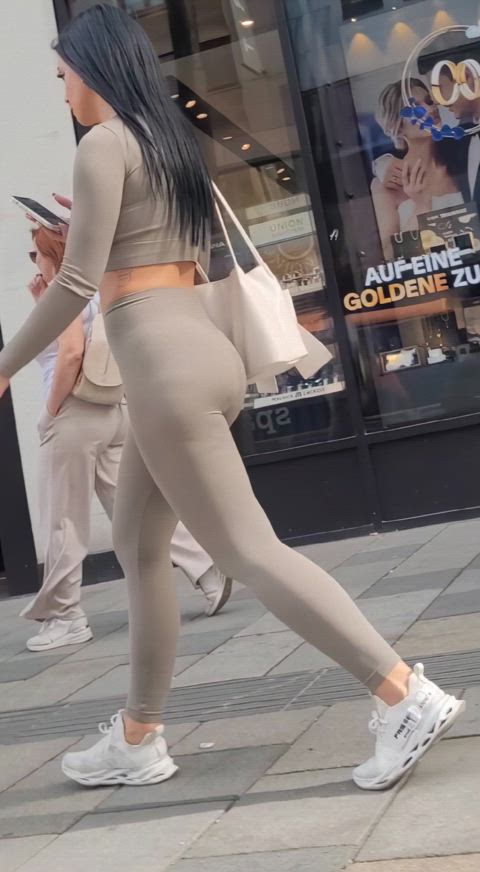 ass candid leggings clip