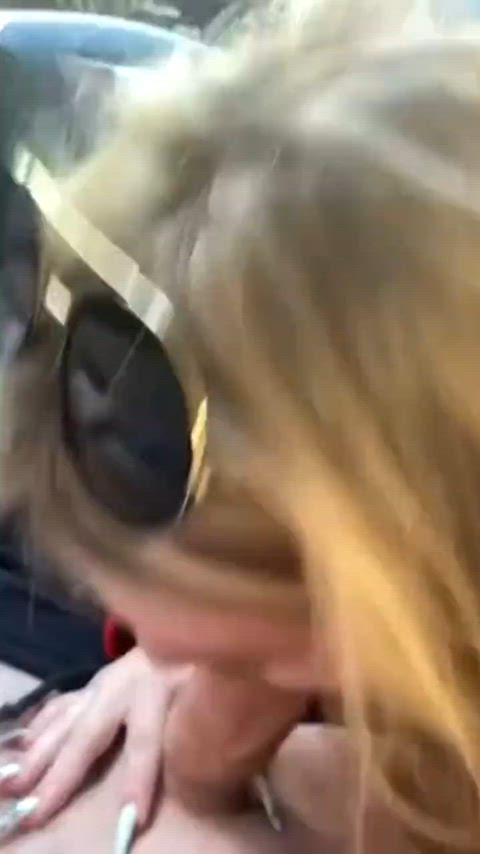 amateur big dick blonde blowjob car sex clip