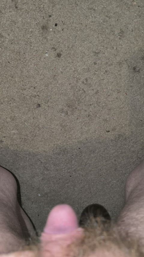 chubby pissing small cock peeing clip