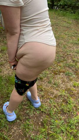 amateur ass big tits outdoor public tits titty drop clip