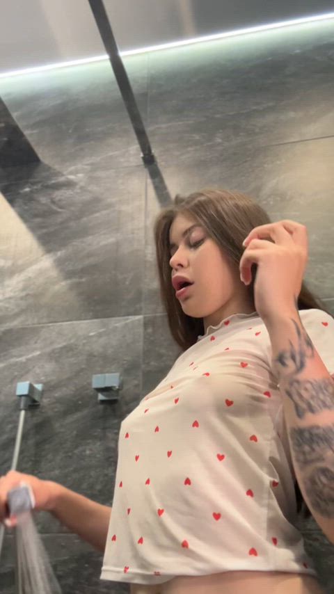 I think you got a good look at my tender nipples