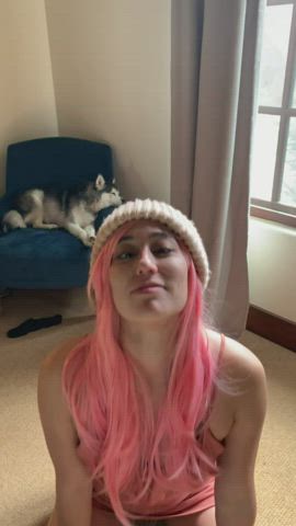 ahegao blowjob facial pov clip