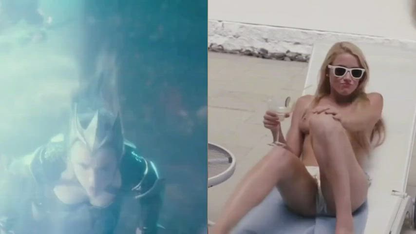 amber heard boobs compilation clip