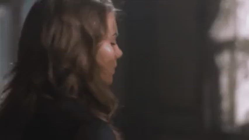 lauren cohan reaction sexy clip