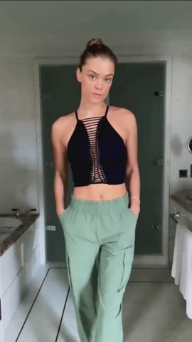 ass nina agdal spandex clip