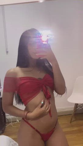 glasses latina lingerie mirror sensual skinny teen clip