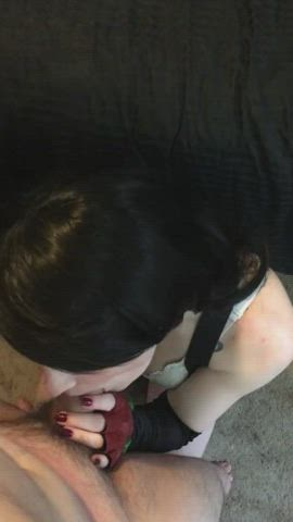 Blowjob Cosplay Eye Contact clip