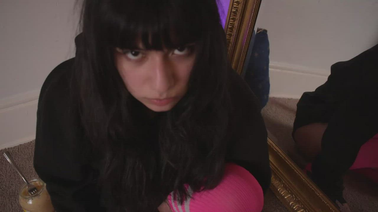 Emo Pink Socks clip