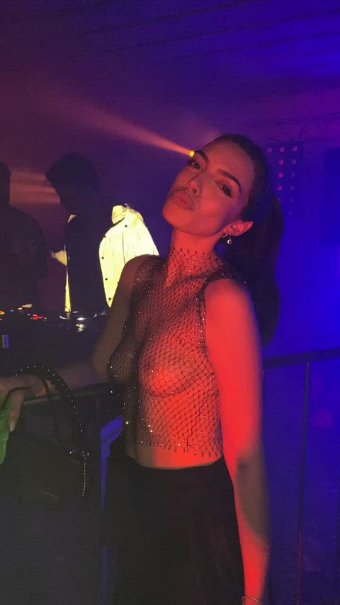 boobs nightclub see through clothing adorable-porn clip