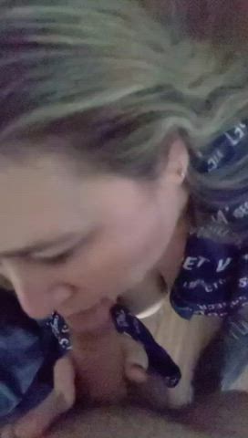 Blonde Cheating MILF Sucking clip
