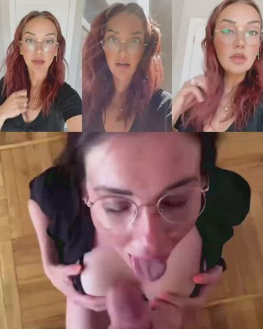 glasses latina redhead clip