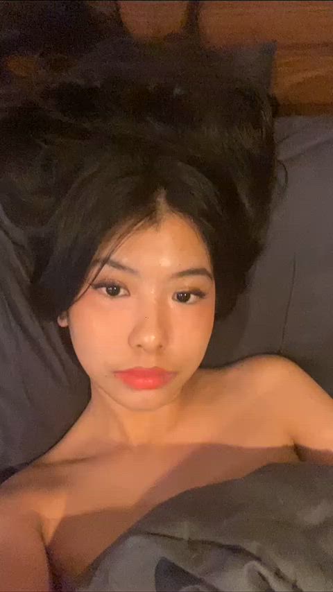 amateur asian babe cute nsfw onlyfans petite tits topless clip