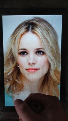 blonde celebrity cum cumshot facial rachel mcadams tribute clip