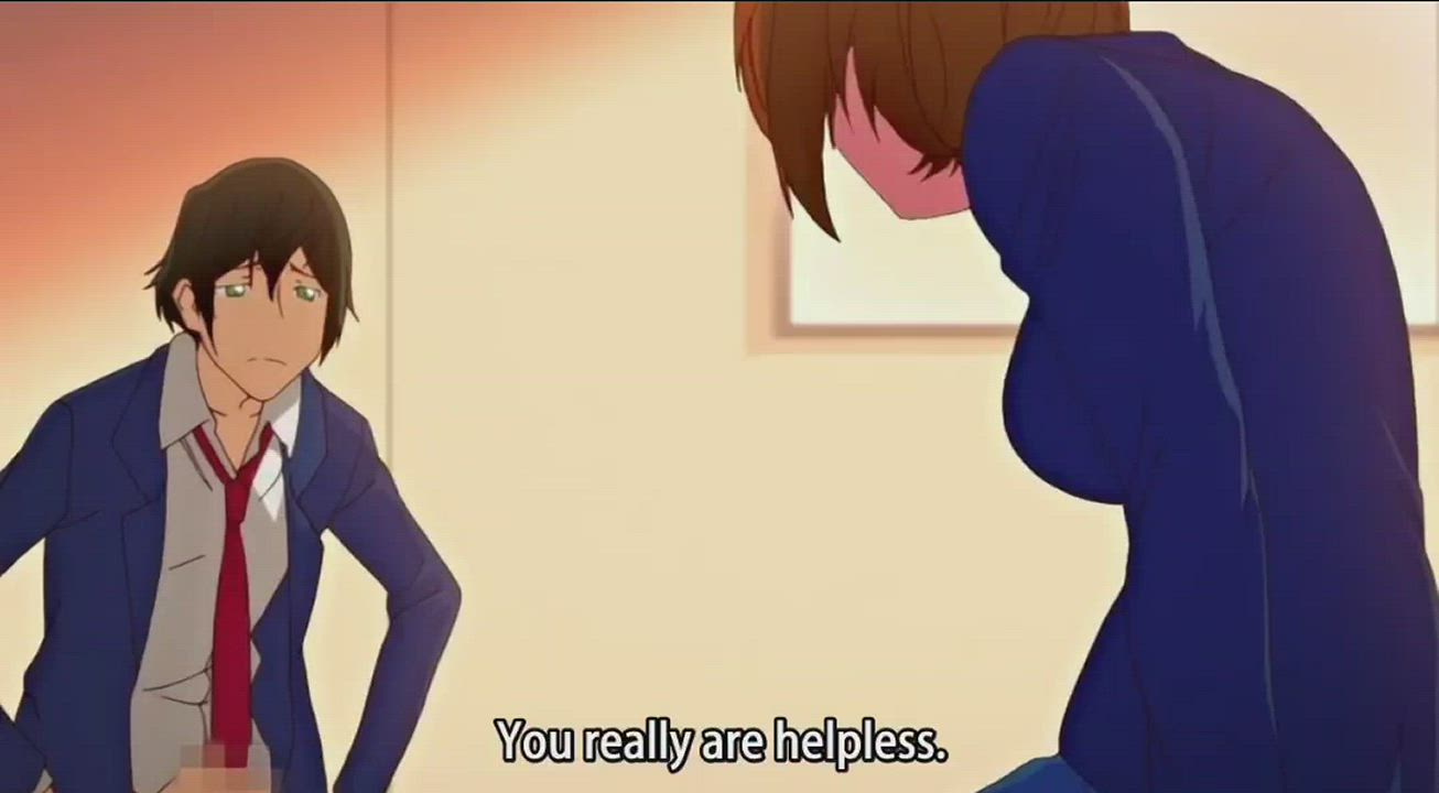 Animation Anime Cum Cumshot Footjob Hentai Stockings clip