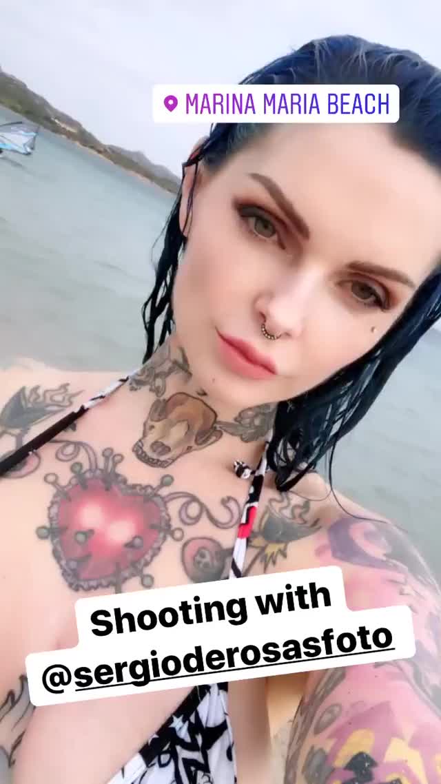 boobs goth italian tattoo clip