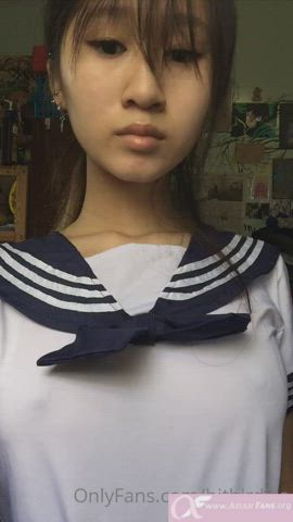 asian natural tits schoolgirl clip
