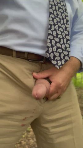 balls big dick exhibitionist piss public clip