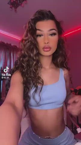 blonde bra tits clip
