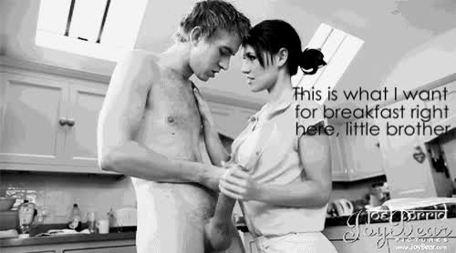 brother caption handjob sister taboo clip