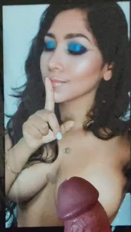 Brunette Cum Latina Tribute clip