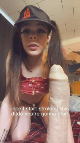 brunette dildo joi onlyfans pigtails teen tits uniform clip