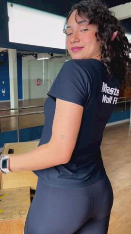 clothed gym spandex clip