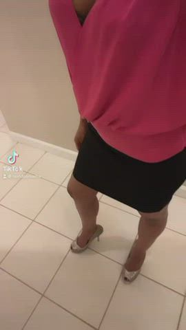 ebony fansly hotwife lingerie milf onlyfans striptease tease clip