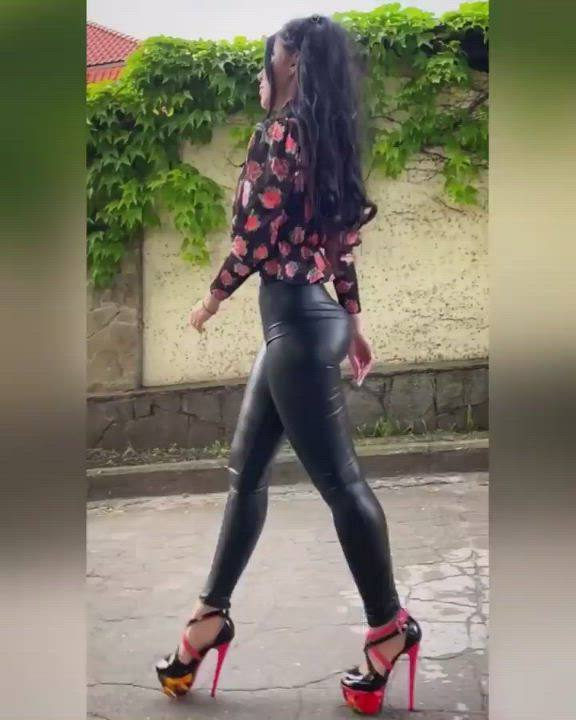 Ass Heels Leggings Legs clip