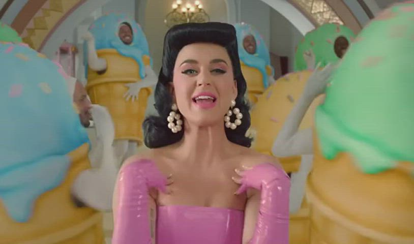 celebrity katy perry latex white girl clip