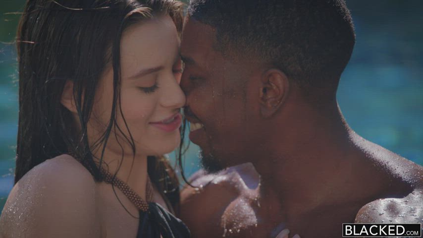 BBC Foursome French Kissing Interracial White Girl clip