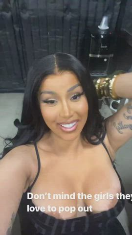 big tits boobs cardi b clip