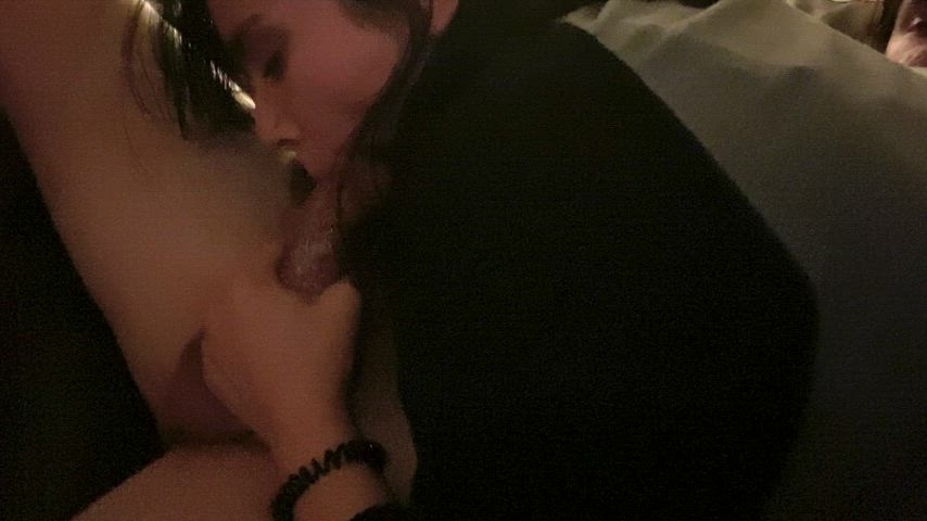 Amateur Blowjob Brunette Dirty Talk clip
