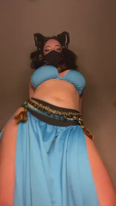 Boobs Brunette Cosplay TikTok clip