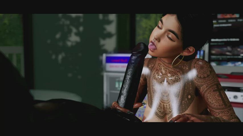 bbc blowjob latina clip