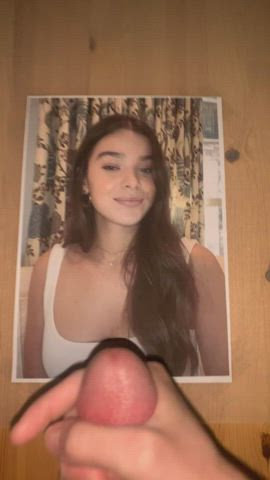 brunette celebrity cum cumshot hailee steinfeld tribute clip