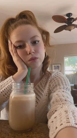 brown eyes celebrity cute eye contact girlfriend pretty redhead teen vertical clip