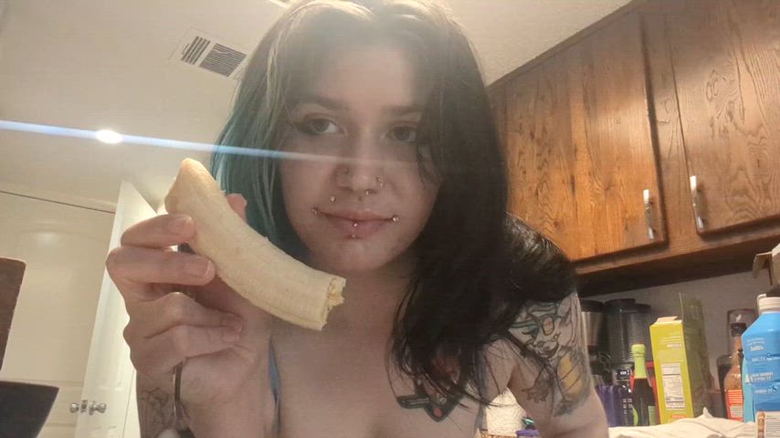 alternative big tits bouncing tits curvy emo food fetish hairy armpits thick clip