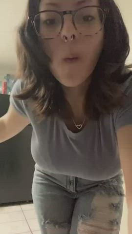 big tits glasses tiktok r/tiktits clip