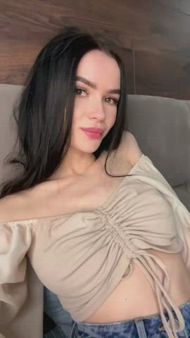 big tits boobs cute flashing onlyfans pornstar tits clip