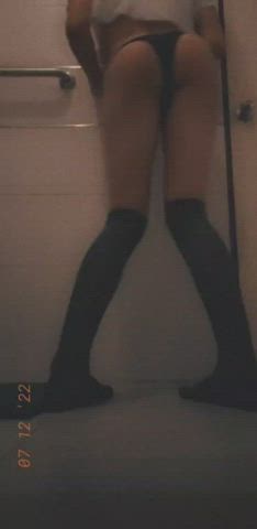 femboy panties thighs clip