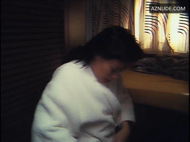 brunette cinema topless clip