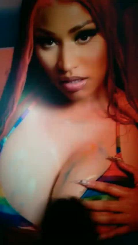 celebrity cum cumshot nicki minaj tribute clip